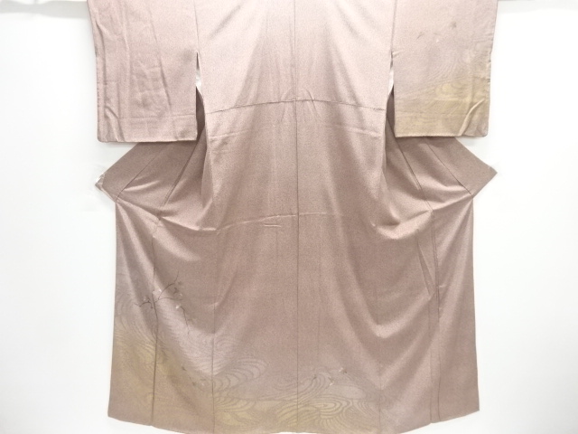 銀杏模様訪問着